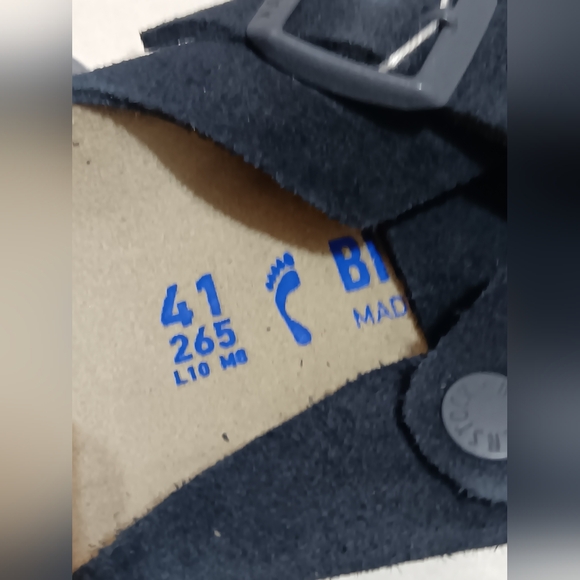 Birkenstock Boston BS Midnight Soft Footbed Narrow EU 41, US Women's 10, Men's 8 - Picture 2 of 6